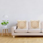 5-SOGA 50cm Pillow Cover Moon Decor Cotton Decorative Throw Pillow