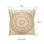 2-SOGA 2X 50cm Pillow Cover Moon Decor Cotton Decorative Throw Pillow