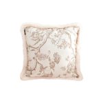1-SOGA 50cm Light Luxury French Style Printed Plush Pillow Set Throw Pillow