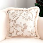3-SOGA 50cm Light Luxury French Style Printed Plush Pillow Set Throw Pillow