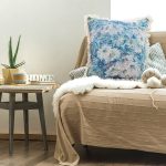 5-SOGA 50cm Oil Painting Shabby Chic Style Handmade Full Floral Needlepoint Throw Pillow