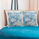 6-SOGA 50cm Oil Painting Shabby Chic Style Handmade Full Floral Needlepoint Throw Pillow