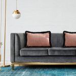 4-SOGA 35cm Mid-century Style Raised Embroidery Texture Edged Lumbar Throw  Pillow