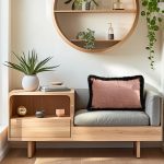 5-SOGA 35cm Mid-century Style Raised Embroidery Texture Edged Lumbar Throw  Pillow