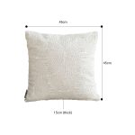 2-SOGA 2X 50cm Gray Pillow Basic Square Stylish Geometric Plush Solid Decorative Covers Throw Pillow
