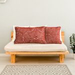 4-SOGA 30cm Cinnabar Pillow Perfect Burnt Indoor/Outdoor Corded ThrowRed Set Lumbar Throw Pillow