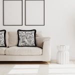 4-SOGA 2X 45cm Pillow French Cover Style Floral Jacquard Woven Decorative Fringe Throw Pillow