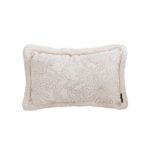 1-SOGA 30cm Romantic French Mosley Jacquard Pillow French Jungle Jacquard Raw Edge Waist Throw  Pillow