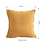 5-SOGA 2X 45cm Wabi Sabi Arches Mustard  Indoor|Outdoor Kavka Throw Pillow