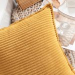 6-SOGA 2X 45cm Wabi Sabi Arches Mustard  Indoor|Outdoor Kavka Throw Pillow