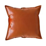 1-SOGA 45cm Light Luxury Urban Simulated Leather Wide Edge Throw Pillow