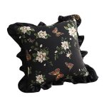 1-SOGA 45cm Square Vintage Decorative Embroidered Square Throw Pillow