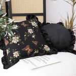 3-SOGA 2X 45cm Square Vintage Decorative Embroidered Square Throw Pillow
