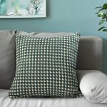 6-SOGA 45cm Subtle Green Foliage Pillow SquareThrow pillow