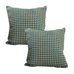 1-SOGA 2X 45cm Subtle Green Foliage Pillow SquareThrow pillow