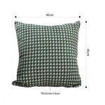 5-SOGA 2X 45cm Subtle Green Foliage Pillow SquareThrow pillow