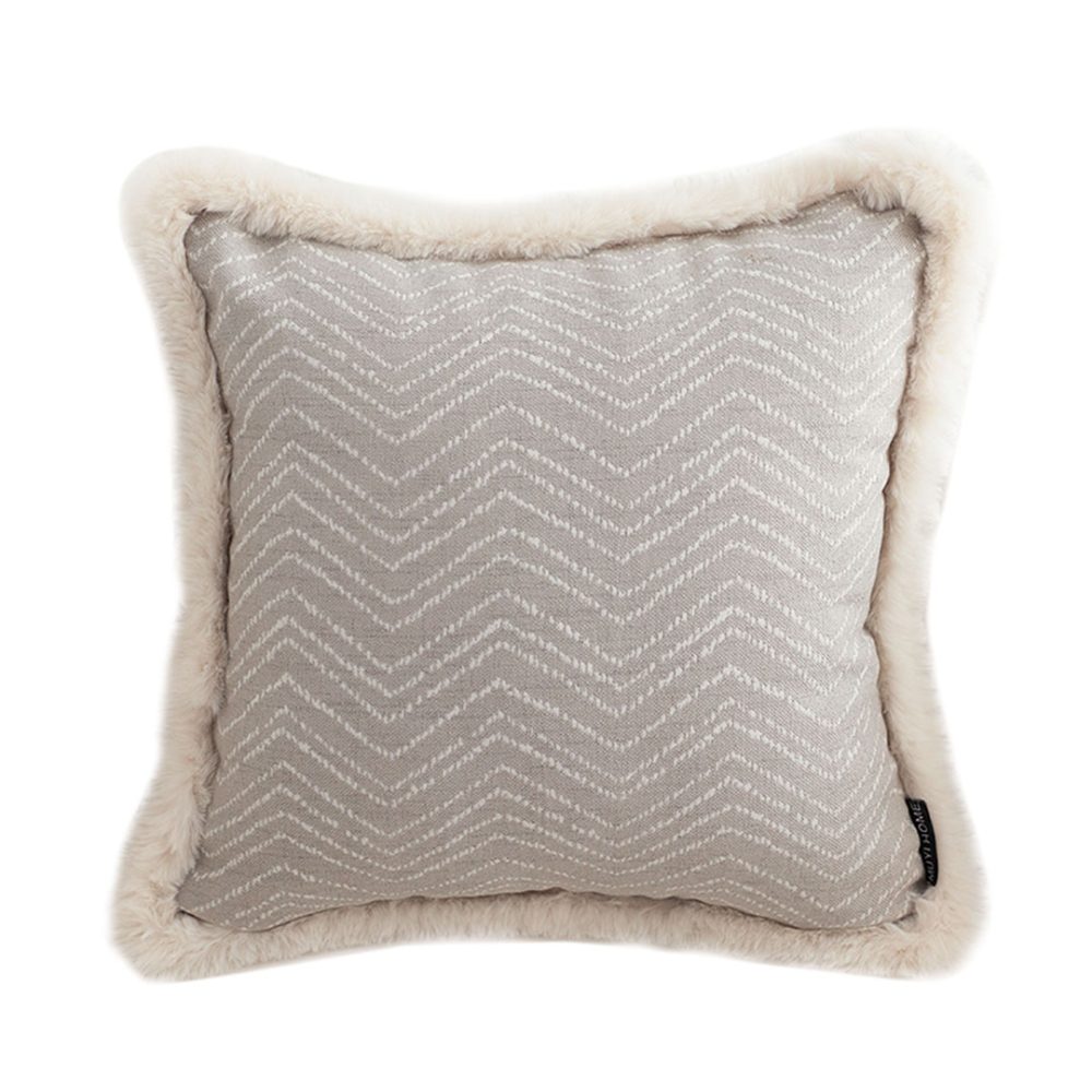 1-SOGA 45cm Wabi-sabi Herringbone Square Throw Pillow