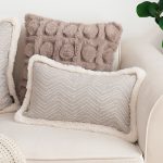 3-SOGA 30cm  Wabi-sabi Cushion Herringbone Lumbar Throw  Pillow