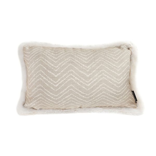 1-SOGA 30cm  Wabi-sabi Cushion Herringbone Lumbar Throw  Pillow