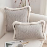 6-SOGA 2X 30cm Wabi-sabi Cushion Herringbone Lumbar Throw  Pillow
