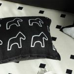 6-SOGA 2X 45cm Throw Pillow Black Teddy Fleece Square Pony Design Decorative Cushion for Living Room