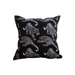 1-SOGA 45cm Throw Pillow Black Leopard Light Luxury Decorative Cushion for Living Room
