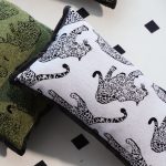 4-SOGA 2X 30cm Throw Pillow White &  Black Leopard Light Luxury Lumbar Decorative Cushion for Living Room