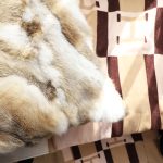 4-SOGA 2X 45cm Throw Pillow Coffee Rabbit Fur Square Warm Cozy Decorative Cushion Home Decor