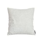 1-SOGA 50cm Throw Pillow Off White Lumbar Embroidered Decorative Cover Stitch for Home Decor