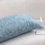 8-SOGA 35cm Blue Throw Pillow Geometric Indoor and Outdoor Corded for Home Decor