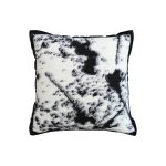 1-SOGA 50cm Throw Pillow  Black and White Leopard Thick Premium Polyester Fiber for Home Decor