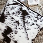 6-SOGA 2X 50cm Throw Pillow  Black and White Leopard Thick Premium Polyester Fiber for Home Decor