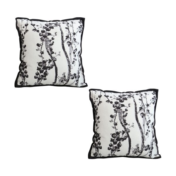 1-SOGA 2X 50cm Throw Pillow Botanical and Modern Elegant for Home Decor