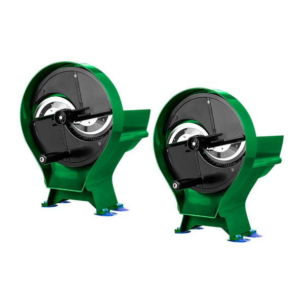 1-SOGA 2X Commercial Manual Vegetable Fruit Slicer Kitchen Cutter Machine Green