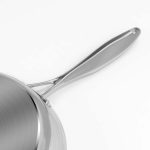 7-SOGA Stainless Steel Fry Pan 20cm 26cm Frying Pan Induction Non Stick Interior