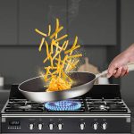 4-SOGA Stainless Steel Fry Pan 20cm 28cm Frying Pan Induction Non Stick Interior