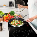 5-SOGA Stainless Steel Fry Pan 20cm 28cm Frying Pan Induction Non Stick Interior