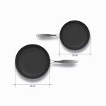 8-SOGA Stainless Steel Fry Pan 20cm 32cm Frying Pan Induction Non Stick Interior