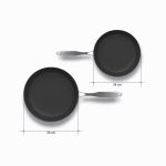 8-SOGA Stainless Steel Fry Pan 24cm 36cm Frying Pan Induction Non Stick Interior