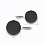 8-SOGA Stainless Steel Fry Pan 26cm 34cm Frying Pan Skillet Induction Non Stick Interior FryPan