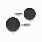 8-SOGA Stainless Steel Fry Pan 28cm 32cm Frying Pan Induction Non Stick Interior