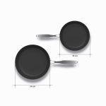 8-SOGA Stainless Steel Fry Pan 30cm 34cm Frying Pan Induction Non Stick Interior