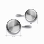 8-SOGA Stainless Steel Fry Pan 20cm 26cm Frying Pan Top Grade Induction Cooking