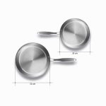 8-SOGA Stainless Steel Fry Pan 26cm 32cm Frying Pan Top Grade Induction Cooking