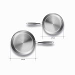 8-SOGA Stainless Steel Fry Pan 28cm 34cm Frying Pan Top Grade Skillet Induction Cooking FryPan