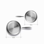8-SOGA Stainless Steel Fry Pan 28cm 36cm Frying Pan Top Grade Induction Cooking