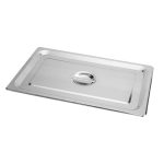 3-SOGA Gastronorm GN Pan Full Size 1/1 GN Pan 6.5cm Deep Stainless Steel Tray With Lid