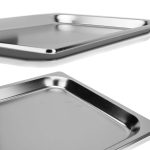 7-SOGA Gastronorm GN Pan Full Size 1/1 GN Pan 6.5cm Deep Stainless Steel Tray With Lid