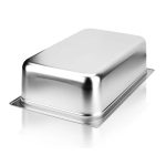 6-SOGA 4X Gastronorm GN Pan Full Size 1/1 GN Pan 15cm Deep Stainless Steel Tray With Lid