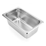 4-SOGA Gastronorm GN Pan Full Size 1/1 GN Pan 20cm Deep Stainless Steel Tray With Lid